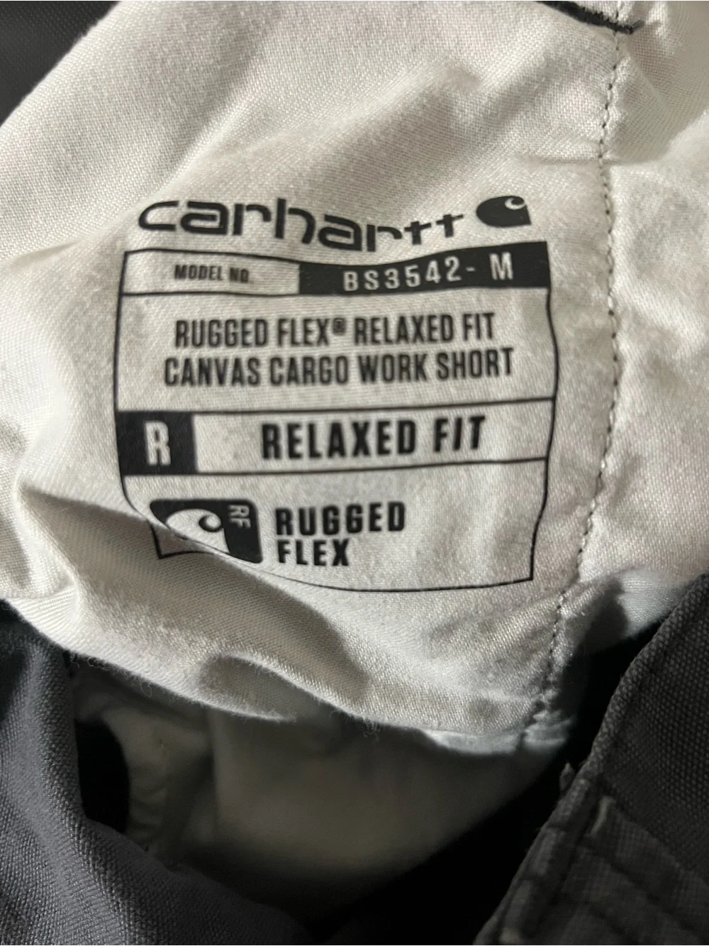Carhartt Men's Rugged Flex , Relaxed Fit Gray Cargo Shorts